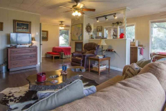 Palette Pad living room and kitchen in backround