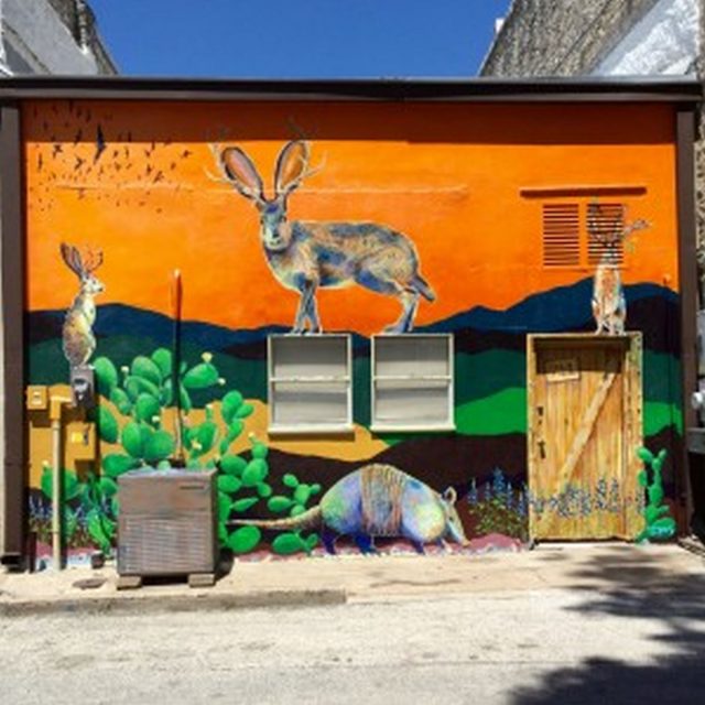 Mural jackrabbit 711 S Main