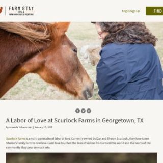 Farm Stay U.S. Article Scurlock Farms
